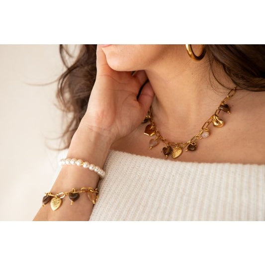 Armband Kralen - Parelmoer