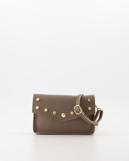 Sparkling Crossbody taupe verstelbaar ketting hengsel | Coco & Co