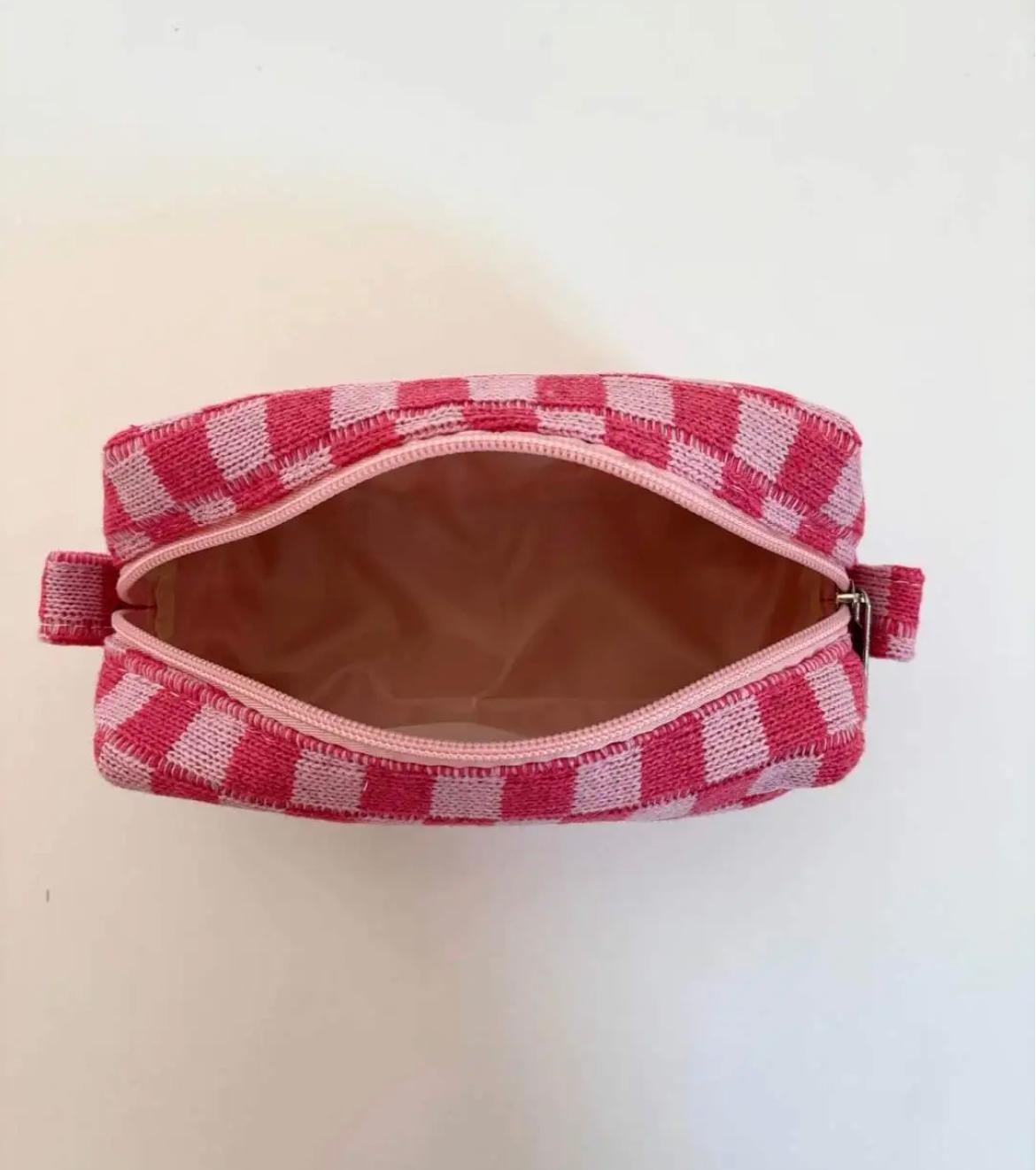 Toilettas roze detail rits | Coco & Co
