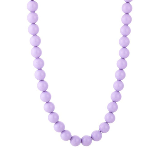 Ketting Kralen lila zomerse kralenketting dames | Coco & Co