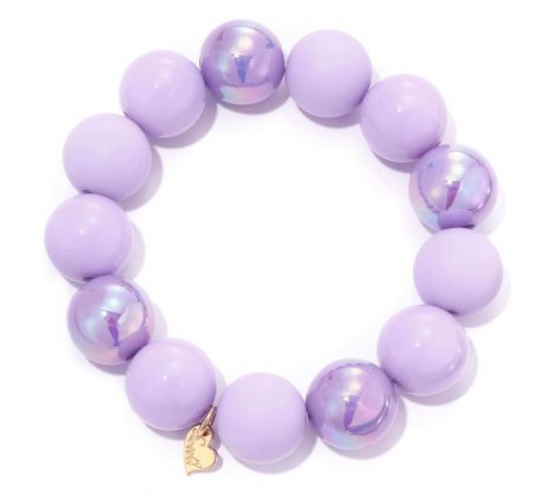 Armband Statement paars dames sieraden | Coco & Co
