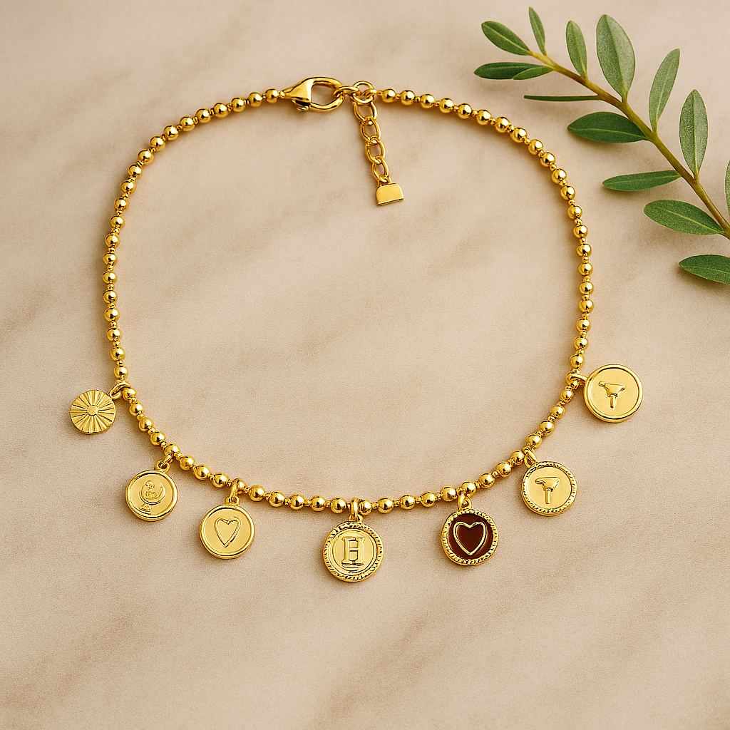 Ketting Muntbedels goud detail muntbedels | Coco & Co