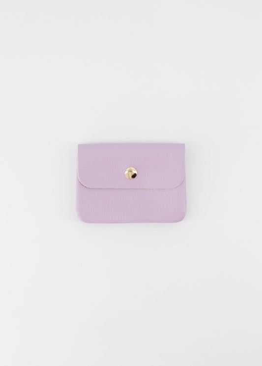 Pocket Glam Wallet lila pasjesvak detail | Coco & Co