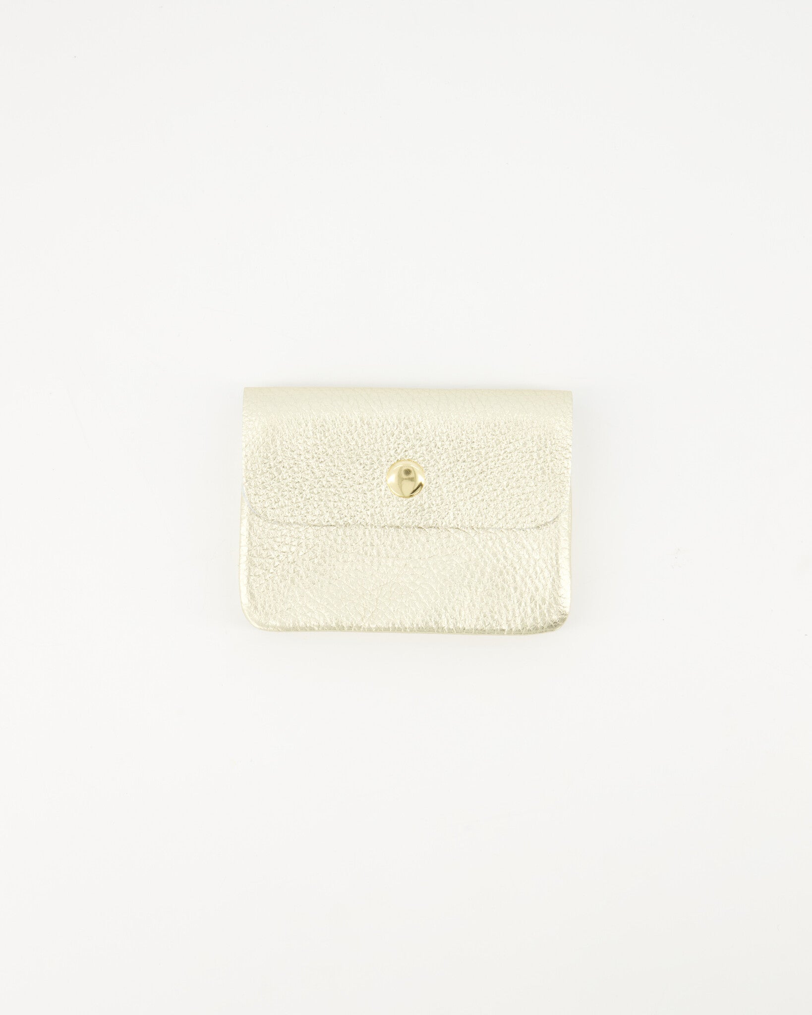 Pocket Glam Wallet goud leren portemonnee dames | Coco & Co
