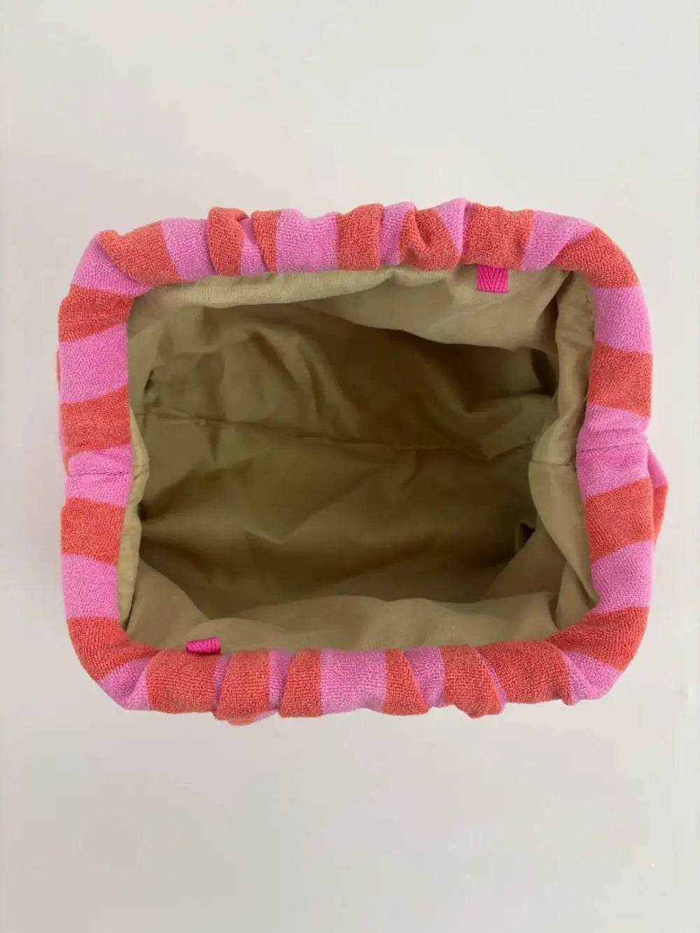 Toilettas Clutch roze rood ruim formaat | Coco & Co