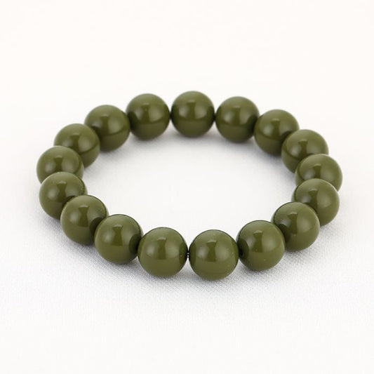 Armband Kralen groen dames sieraden | Coco & Co