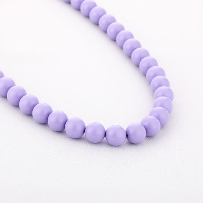 Ketting Kralen lila zomerse kralenketting dames | Coco & Co
