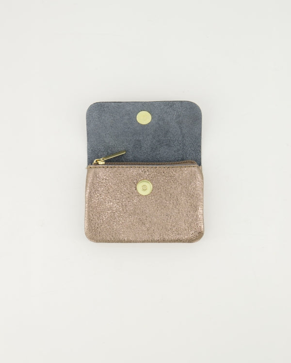 Pocket Glam Wallet metallic pasjesvak detail | Coco & Co