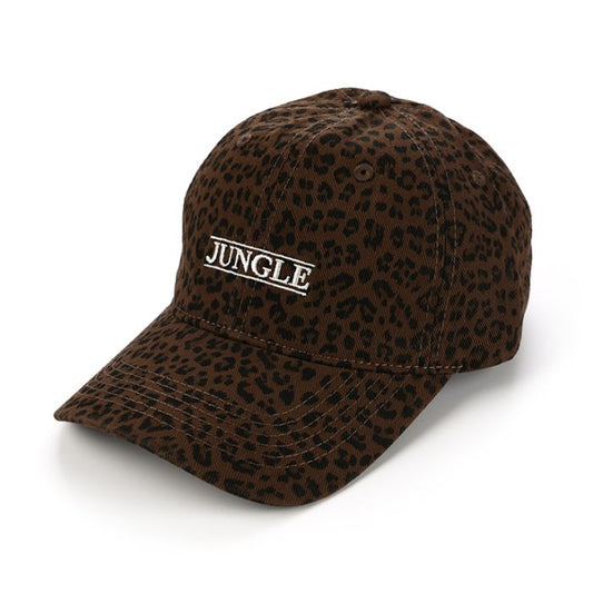 Bruine panterprint cap dames – stoere pet voor strand festival of dagelijks gebruik Coco & Co