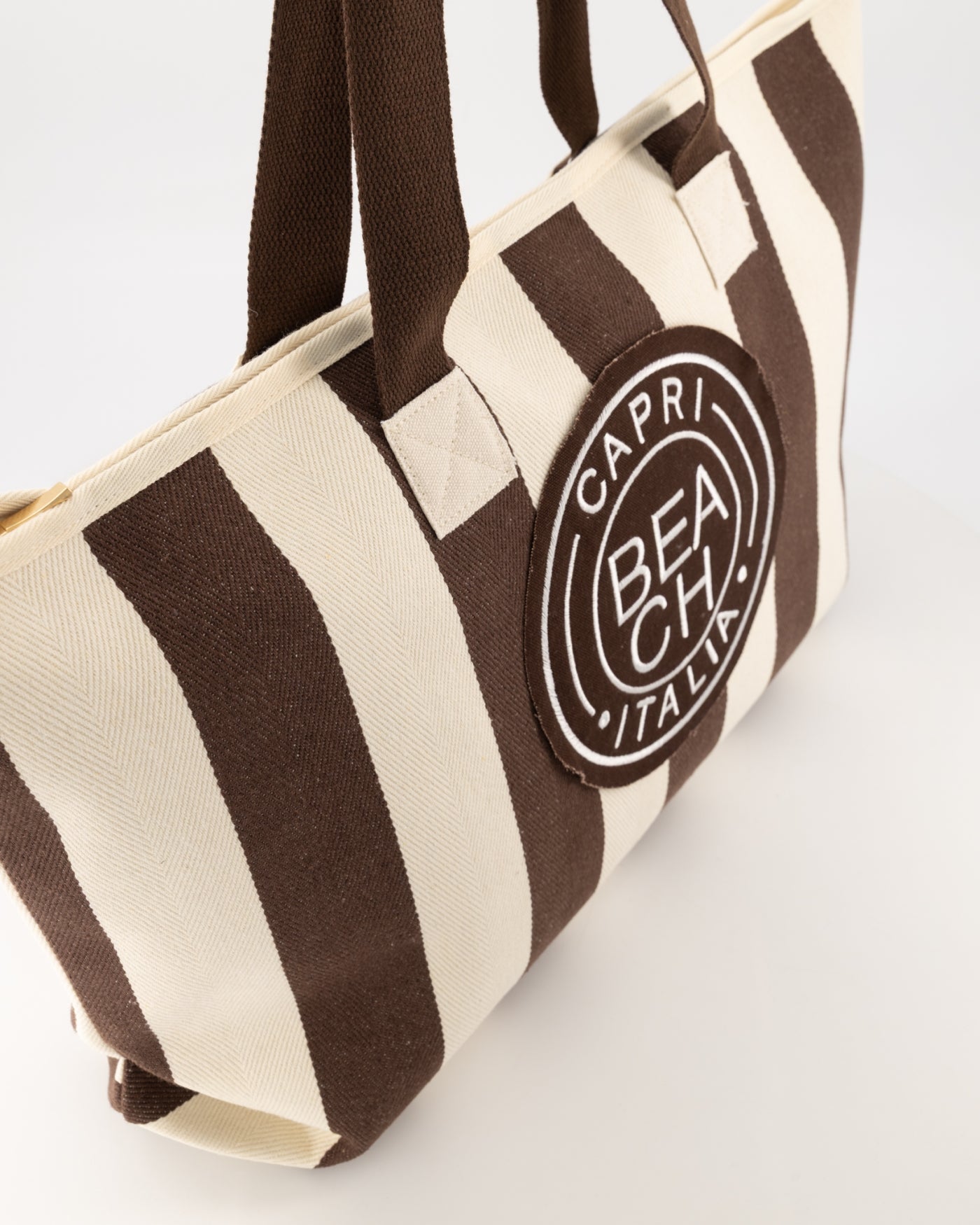 Strandtas blauw wit ruim lichtgewicht | Coco & Co